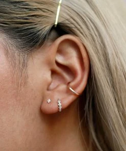 Astridandmiyu Sale Basic Ear Cuff In Silver