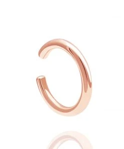 Astridandmiyu Basic Ear Cuff In Rose Gold Sale
