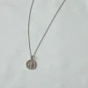 Astridandmiyu Sale Blossom Coin Pendant Necklace In Silver
