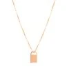 Astridandmiyu Boyfriend Padlock Necklace In Rose Gold Sale