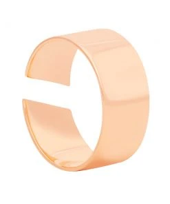 Astridandmiyu Sale Boyfriend Wide Band Ring In Rose Gold