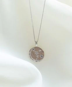 Astrid & Miyu Cancer Zodiac Pendant Necklace In Silver Zodiac Necklaces 13 Astrid & Miyu Cancer Zodiac Pendant Necklace In Silver Zodiac Necklaces