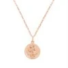 Astridandmiyu Boyfriend Medallion Necklace In Rose Gold 2 Astridandmiyu Boyfriend Medallion Necklace In Rose Gold
