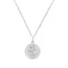 Astridandmiyu Boyfriend Medallion Necklace In Silver Sale