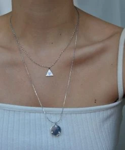 Astrid & Miyu Sale Fine Bar Chain 55cm In Silver