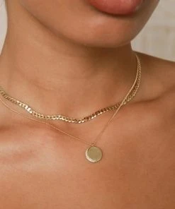 Astrid & Miyu Necklaces Curb Chain Necklace In Gold 10 Astrid & Miyu Necklaces Curb Chain Necklace In Gold