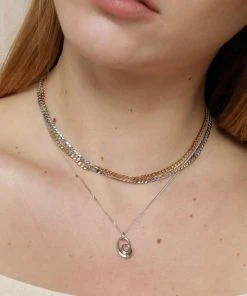 Astrid & Miyu Necklaces Curb Chain Necklace In Gold 11 Astrid & Miyu Necklaces Curb Chain Necklace In Gold