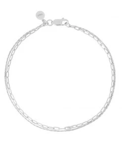 Astridandmiyu Double Chain Bracelet In Silver Bracelets