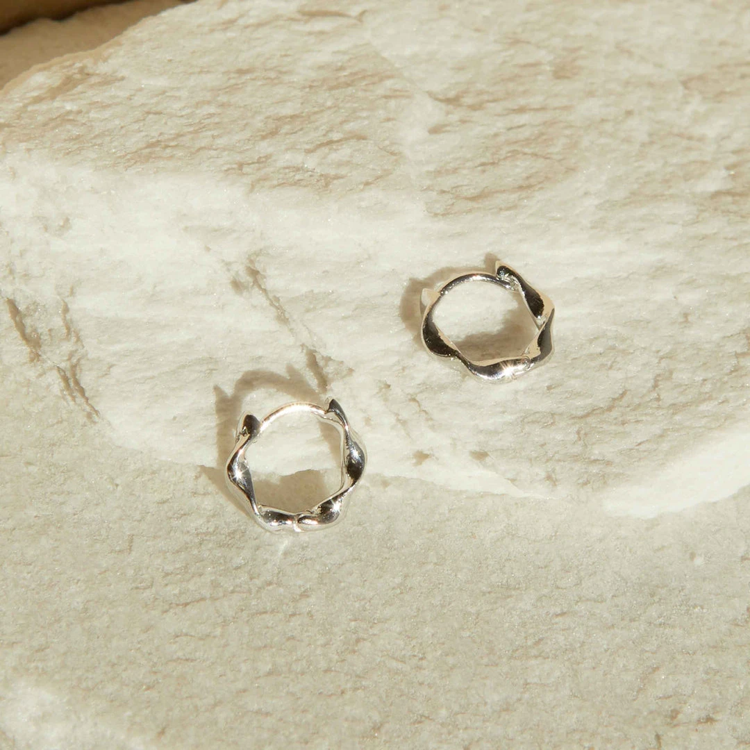 Astridandmiyu Elemental Huggies In Silver Best Sellers 5 Astridandmiyu Elemental Huggies In Silver Best Sellers