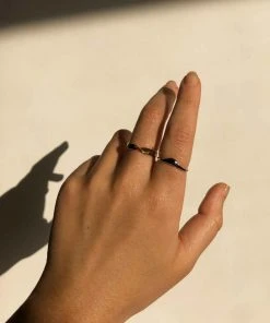 Astridandmiyu Molten Ring In Silver Sale