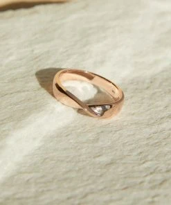 Astridandmiyu Elemental Ring In Rose Gold Sale