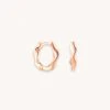 Astridandmiyu Elemental Huggies In Rose Gold Earrings 1 Astridandmiyu Elemental Huggies In Rose Gold Earrings
