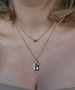 Astridandmiyu Molten Pendant Necklace In Gold Sale