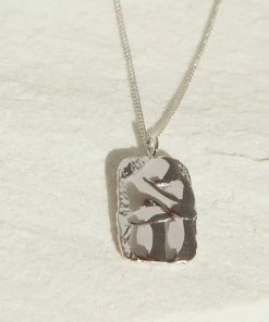 Astridandmiyu Embrace Pendant Necklace In Silver Sale