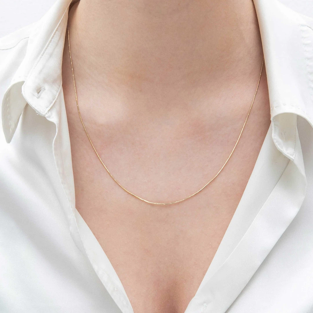 Astrid & Miyu Sale Fine Bar Chain 55cm In Gold 6 Astrid & Miyu Sale Fine Bar Chain 55cm In Gold