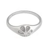Astridandmiyu Flora Signet Ring In Silver Sale