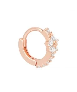 Astridandmiyu Gem Flower Clicker In Rose Gold Sale 9 Astridandmiyu Gem Flower Clicker In Rose Gold Sale