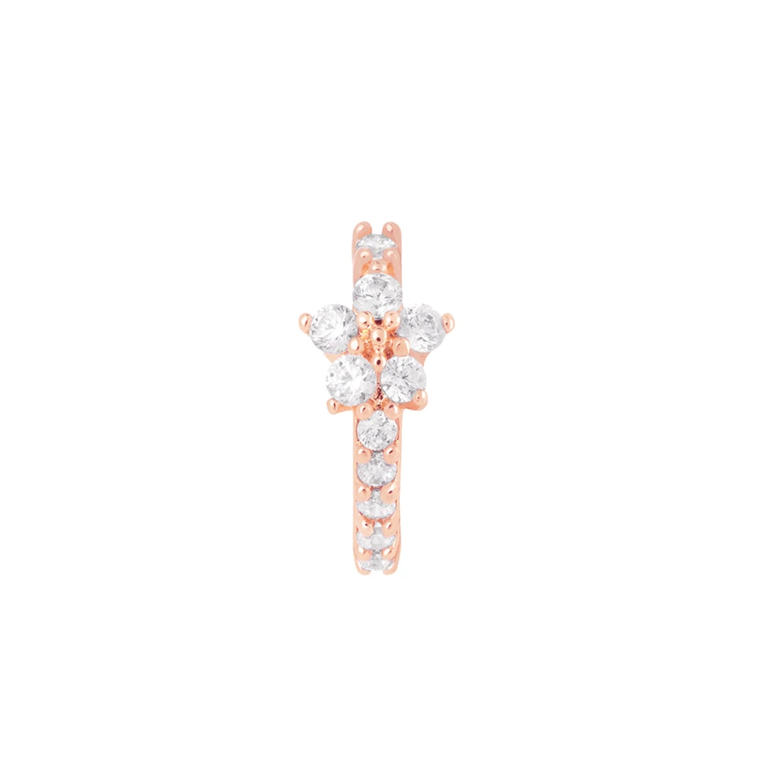 Astridandmiyu Gem Flower Clicker In Rose Gold Sale 3 Astridandmiyu Gem Flower Clicker In Rose Gold Sale