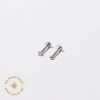 Astrid & Miyu Diamond Piercing Stacking Set In Solid White Gold Earrings
