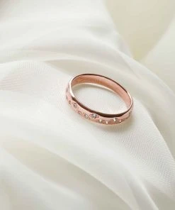 Astrid & Miyu Sale Gleam Ring In Rose Gold