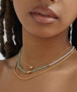 Astridandmiyu Molten Pendant Necklace In Gold Sale