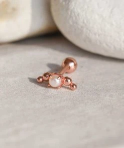 Astridandmiyu Illume Curved Barbell In Rose Gold Sale