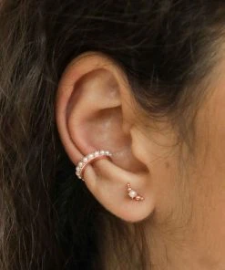 Astridandmiyu Illume Curved Barbell In Rose Gold Sale