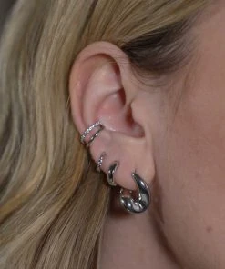 Astridandmiyu Elemental Huggies In Silver Best Sellers 11 Astridandmiyu Elemental Huggies In Silver Best Sellers