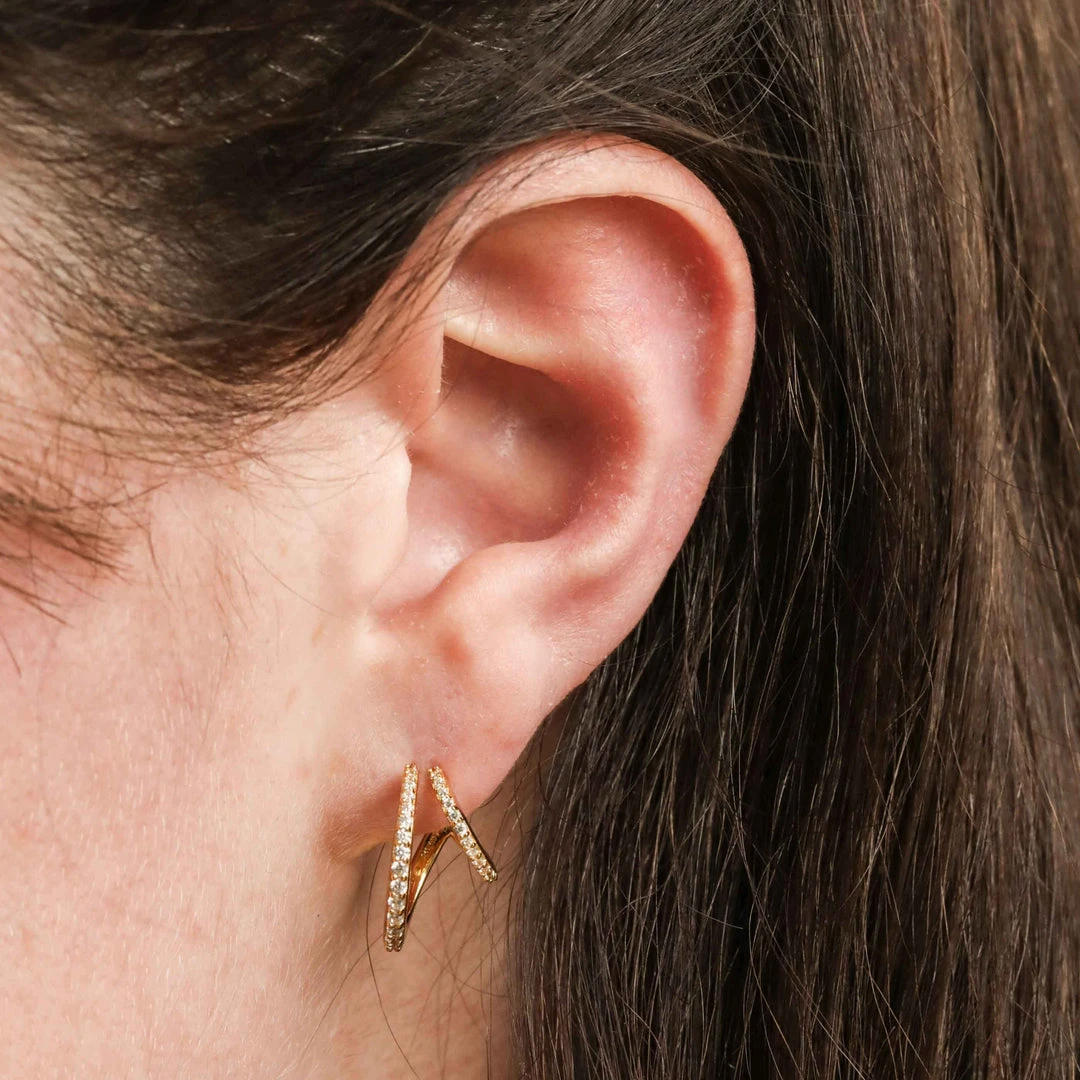 Astridandmiyu Illusion Crystal Hoops In Gold 6 Astridandmiyu Illusion Crystal Hoops In Gold