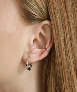 Astrid & Miyu Sale Infinite Hoops In Silver