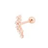 Astridandmiyu Jewelled Barbell In Rose Gold Sale
