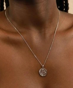 Astrid & Miyu Zodiac Necklaces Leo Zodiac Pendant Necklace In Silver 15 Astrid & Miyu Zodiac Necklaces Leo Zodiac Pendant Necklace In Silver