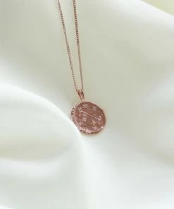 Astrid & Miyu Zodiac Necklaces Libra Zodiac Pendant Necklace In Rose Gold 14 Astrid & Miyu Zodiac Necklaces Libra Zodiac Pendant Necklace In Rose Gold