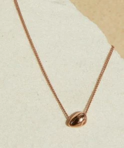 Astridandmiyu Sale Molten Pendant Necklace In Rose Gold
