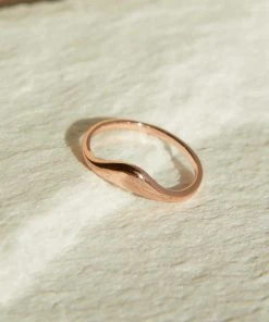 Astridandmiyu Sale Molten Ring In Rose Gold