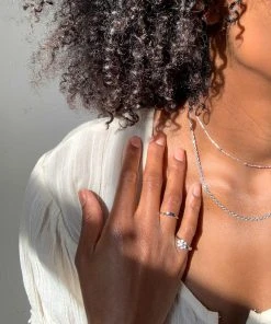 Astrid & Miyu Necklaces Essential Bold Beaded Choker In Silver