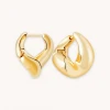 Astridandmiyu Molten Hoops In Gold