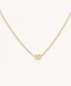 Astridandmiyu Molten Pendant Necklace In Gold Sale