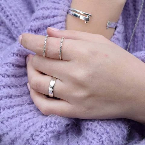 Astridandmiyu Pearl Signet Ring In Silver 4 Astridandmiyu Pearl Signet Ring In Silver