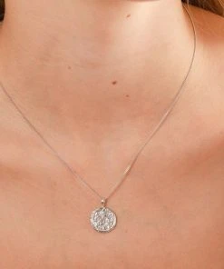 Astrid & Miyu Pisces Zodiac Pendant Necklace In Silver Zodiac Necklaces 15 Astrid & Miyu Pisces Zodiac Pendant Necklace In Silver Zodiac Necklaces