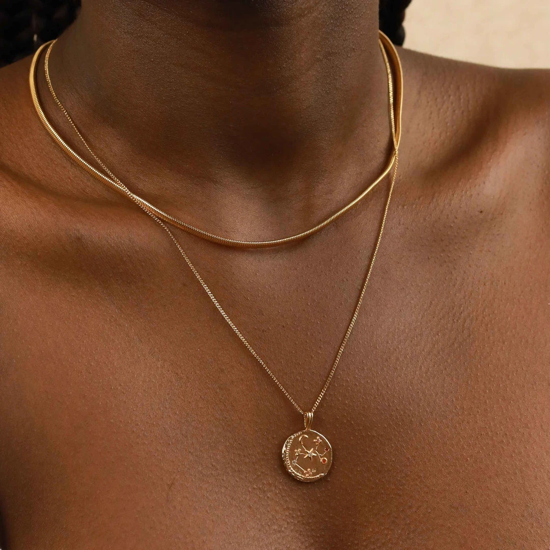 Astrid & Miyu Zodiac Necklaces Sagittarius Zodiac Pendant Necklace In Gold 4 Astrid & Miyu Zodiac Necklaces Sagittarius Zodiac Pendant Necklace In Gold