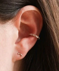 Astridandmiyu Sale Shooting Star Barbell In Rose Gold