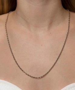 Astridandmiyu Circle Link Multi-Use Chain In Silver