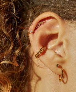 Astridandmiyu Mystic Simple Hoops In Gold 9 Astridandmiyu Mystic Simple Hoops In Gold