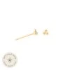 Astrid & Miyu Trinity Stud Earrings In Solid Gold
