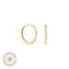 Astrid & Miyu Simple Hoops In Solid Gold 1 Astrid & Miyu Simple Hoops In Solid Gold