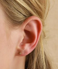 Astrid & Miyu Twilight Star Stud Earrings In Gold Best Sellers