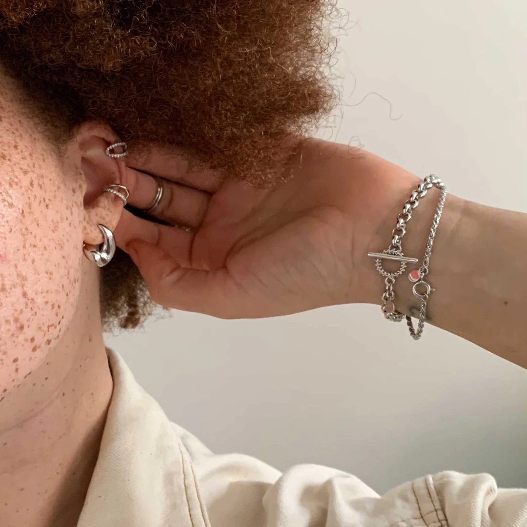 Astrid & Miyu Rope Chain Bracelet In Silver Best Sellers 8 Astrid & Miyu Rope Chain Bracelet In Silver Best Sellers