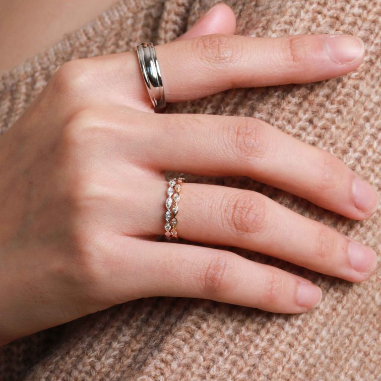 Astrid & Miyu Sales 52 Astrid & Miyu Sales -Astrid & Miyu Sales Navette Crystal Band Ring Silver 1080x1080 768x768 1